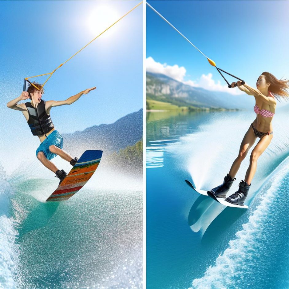 The Difference Between Wakeboarding and Waterskiing